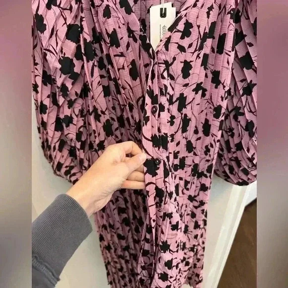 NWT Matilda Jane Good Hart GH Holiday Party Floral Pleated Dress - Picture 8 of 13